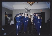 Photograph of Air Force ROTC cadets at Dining Out event